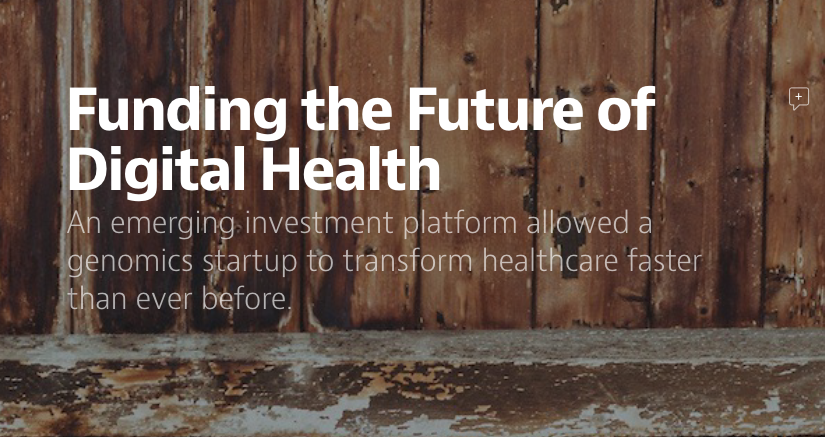 CEO Reid Robison Discusses Tute Genomics with StartUp Health Now